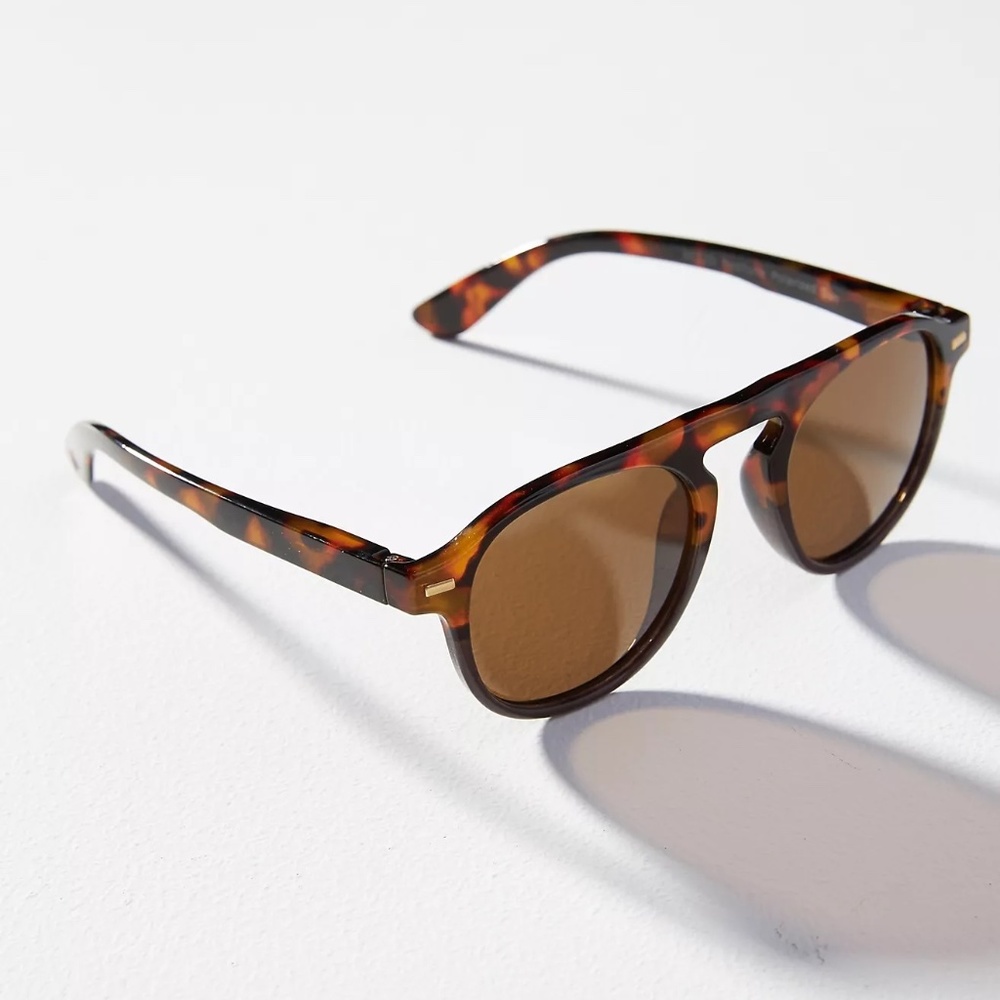 NEW Anthropologie Peepers Aviator Tortoise Sunglass Readers +2.50